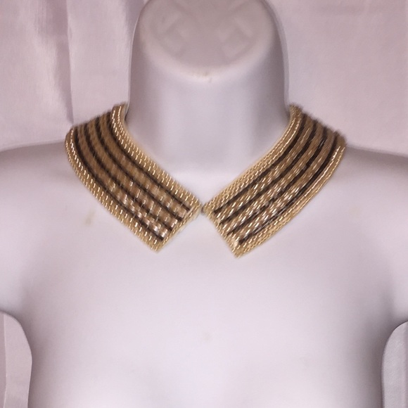 DESIGNER ORIGINAL seed pearl COLLAR NECKLACE $1200